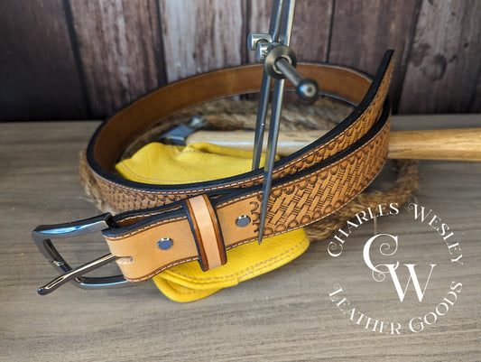 Men's Basket-Weave Belt